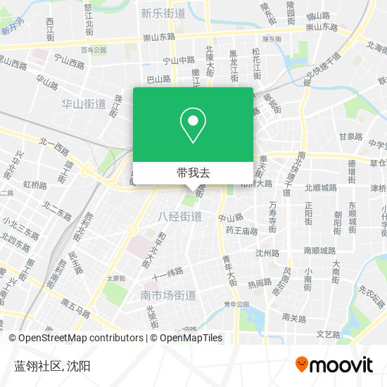 蓝翎社区地图
