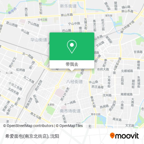 希爱面包(南京北街店)地图