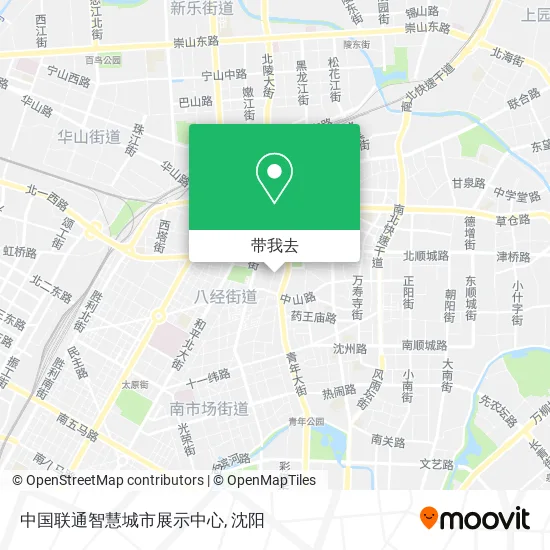中国联通智慧城市展示中心地图