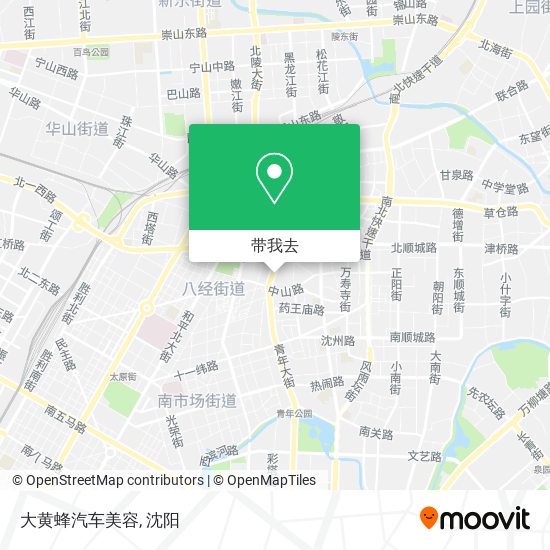 大黄蜂汽车美容地图