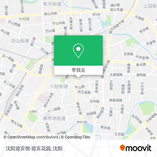 沈阳迎宾馆-迎宾花园地图