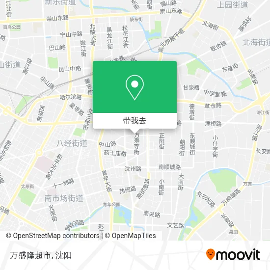 万盛隆超市地图