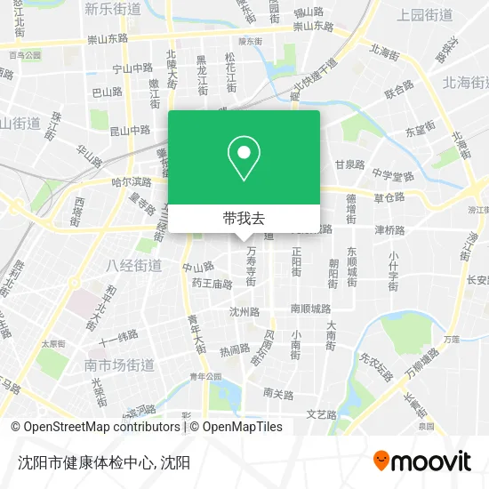 沈阳市健康体检中心地图