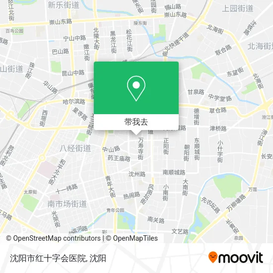 沈阳市红十字会医院地图