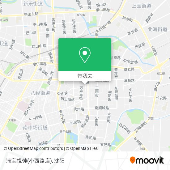 满宝馄饨(小西路店)地图