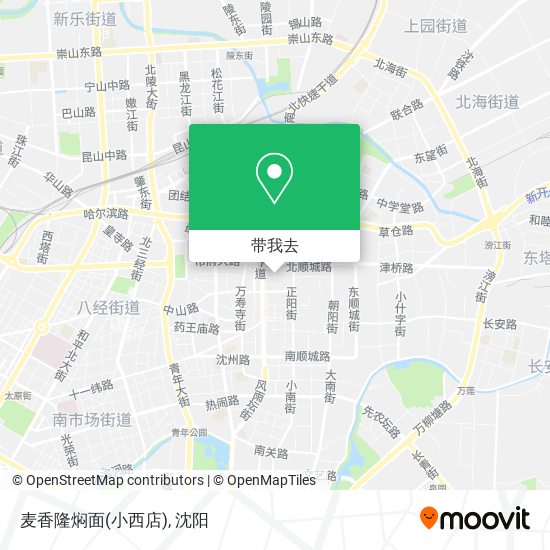 麦香隆焖面(小西店)地图
