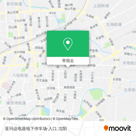 亚玛达电器地下停车场-入口地图