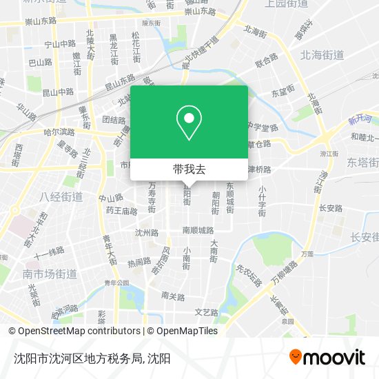 沈阳市沈河区地方税务局地图