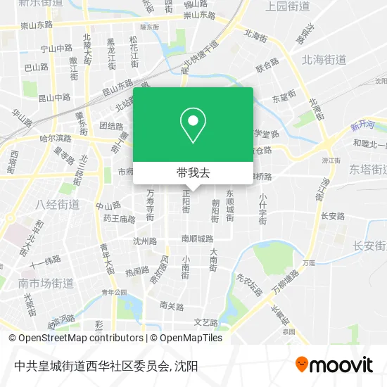 中共皇城街道西华社区委员会地图