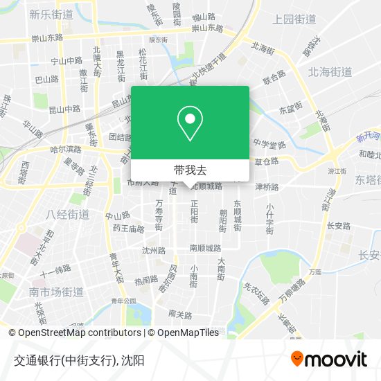 交通银行(中街支行)地图