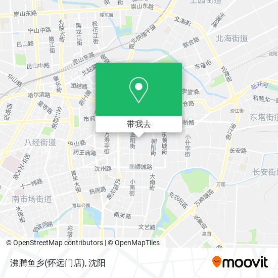 沸腾鱼乡(怀远门店)地图