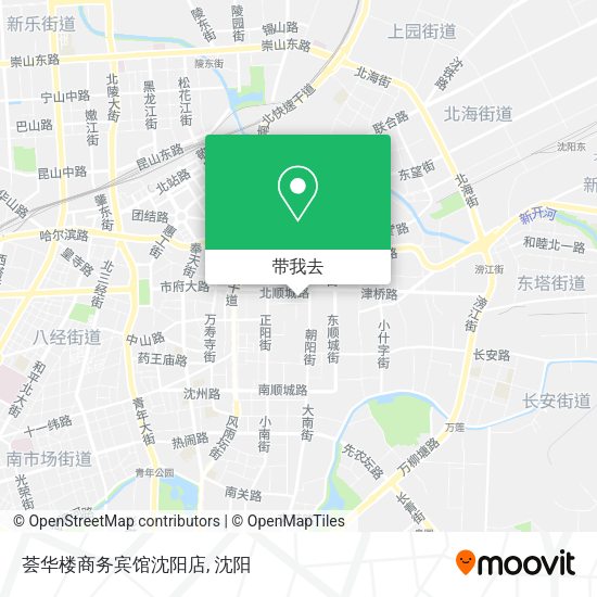 荟华楼商务宾馆沈阳店地图