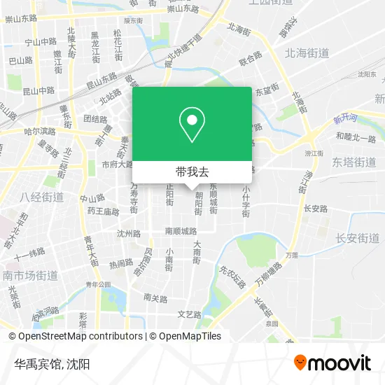 华禹宾馆地图