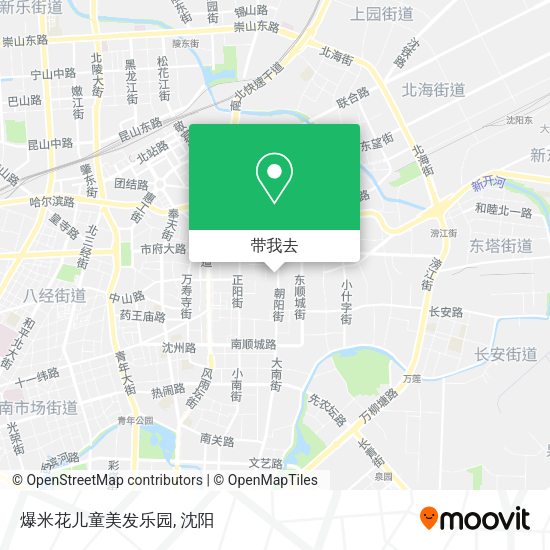 爆米花儿童美发乐园地图