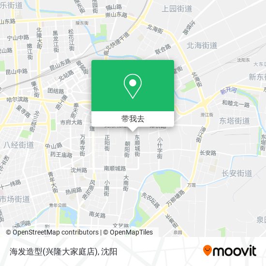 海发造型(兴隆大家庭店)地图