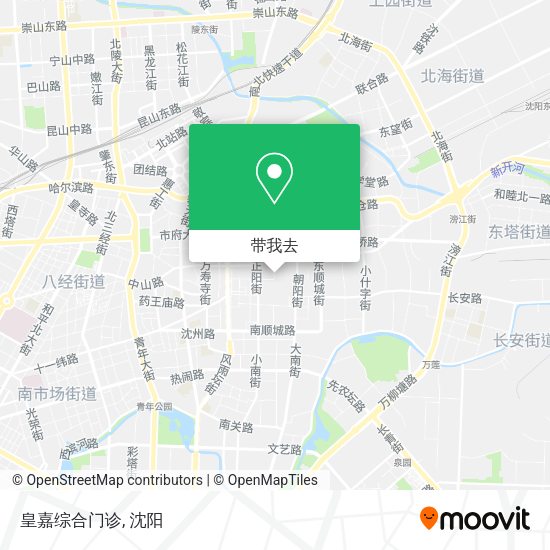 皇嘉综合门诊地图