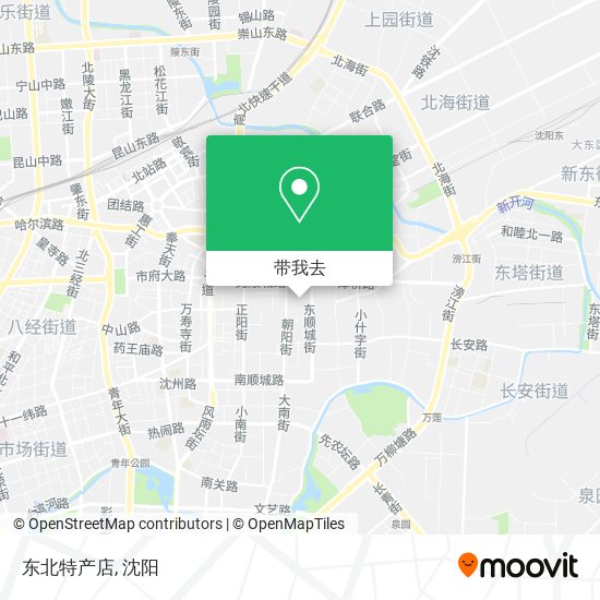 东北特产店地图