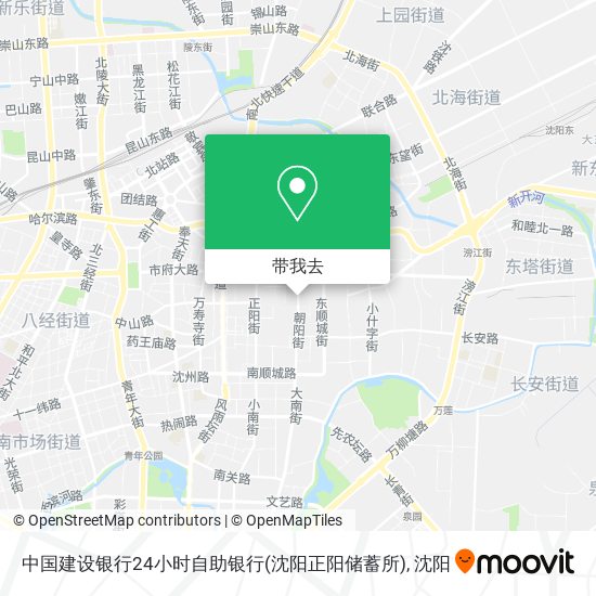 中国建设银行24小时自助银行(沈阳正阳储蓄所)地图