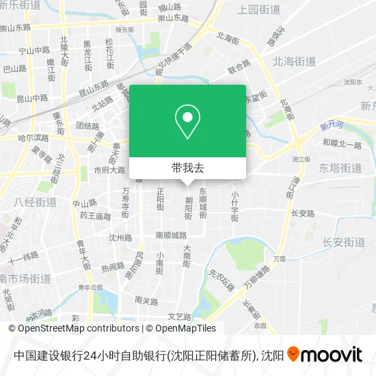 中国建设银行24小时自助银行(沈阳正阳储蓄所)地图