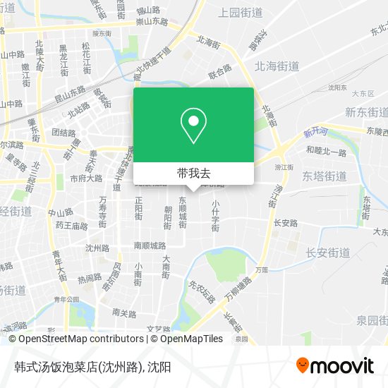 韩式汤饭泡菜店(沈州路)地图