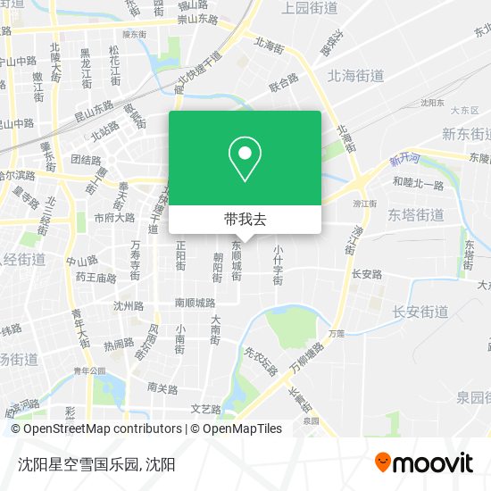 沈阳星空雪国乐园地图