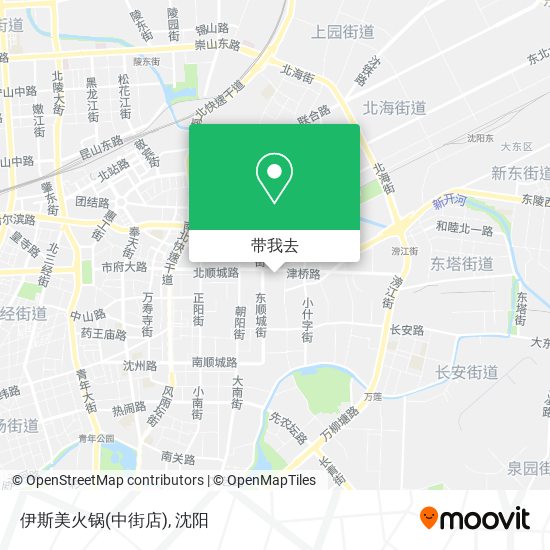 伊斯美火锅(中街店)地图