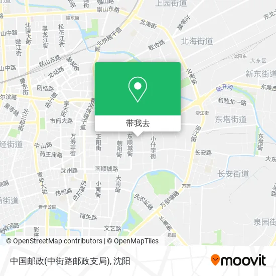 中国邮政(中街路邮政支局)地图