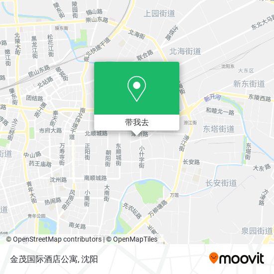 金茂国际酒店公寓地图