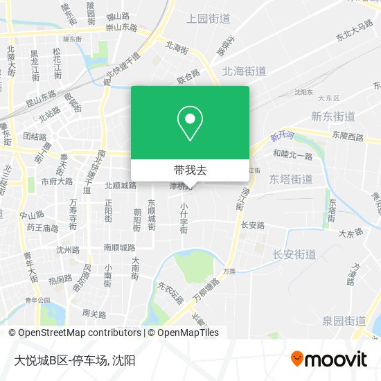 大悦城B区-停车场地图