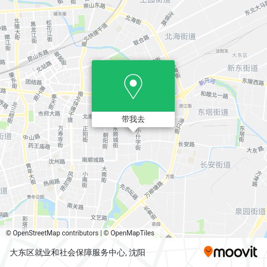 大东区就业和社会保障服务中心地图