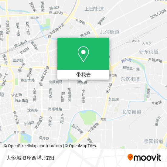大悦城-B座西塔地图