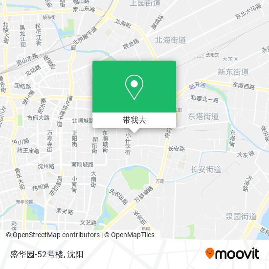 盛华园-52号楼地图