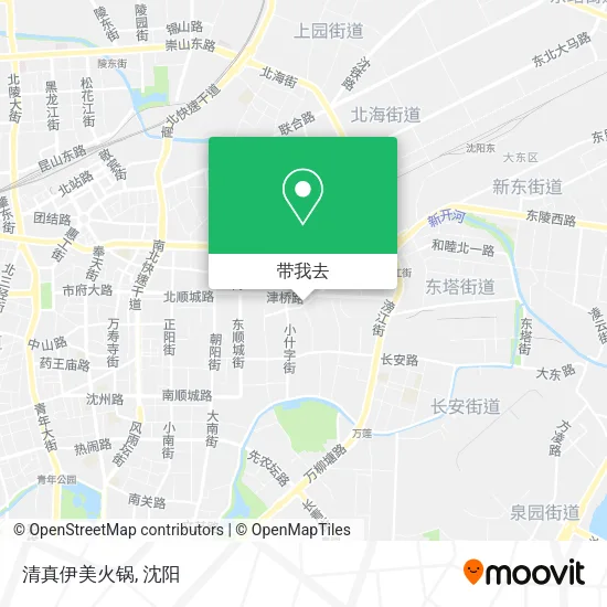 清真伊美火锅地图
