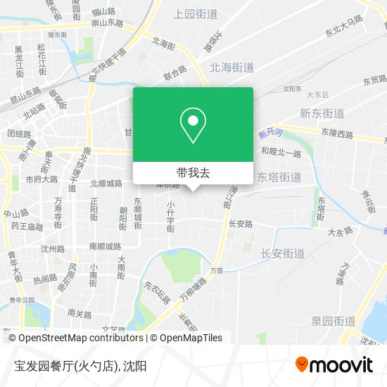 宝发园餐厅(火勺店)地图