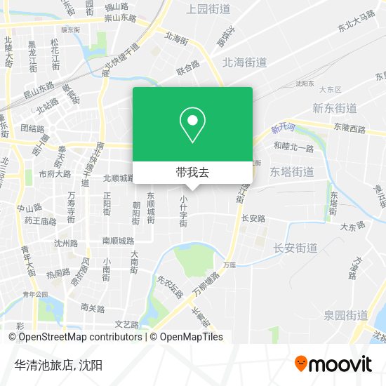 华清池旅店地图