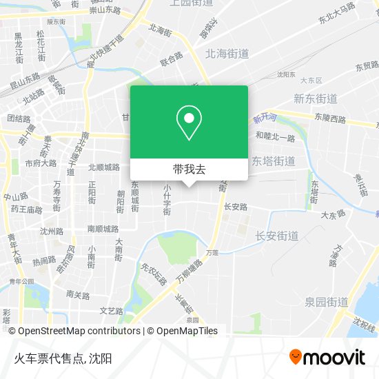 火车票代售点地图