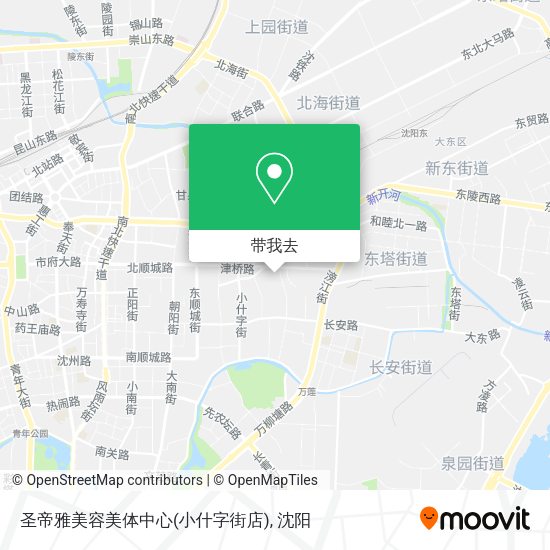 圣帝雅美容美体中心(小什字街店)地图