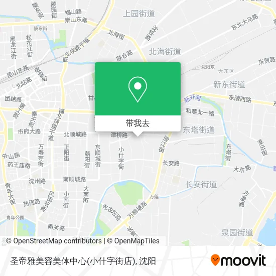 圣帝雅美容美体中心(小什字街店)地图
