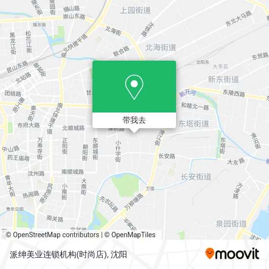 派绅美业连锁机构(时尚店)地图
