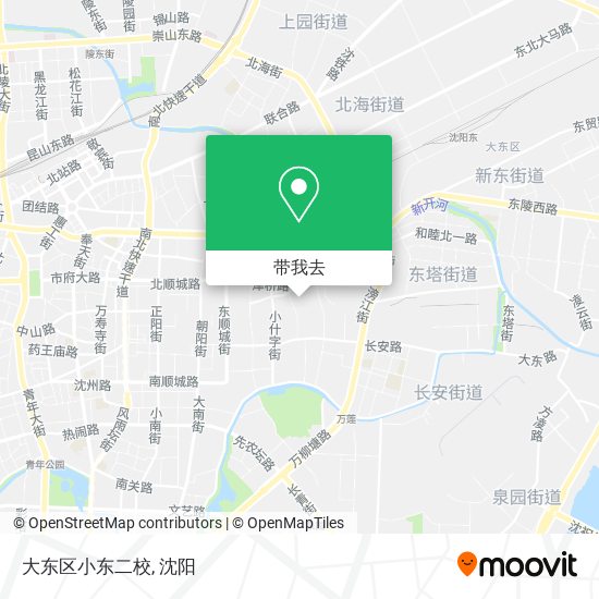 大东区小东二校地图