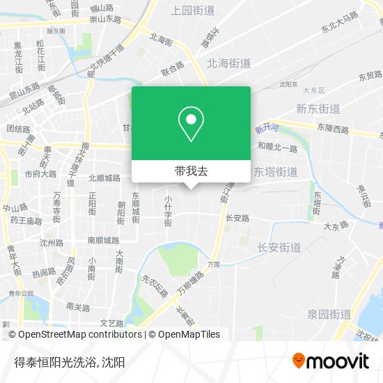 得泰恒阳光洗浴地图