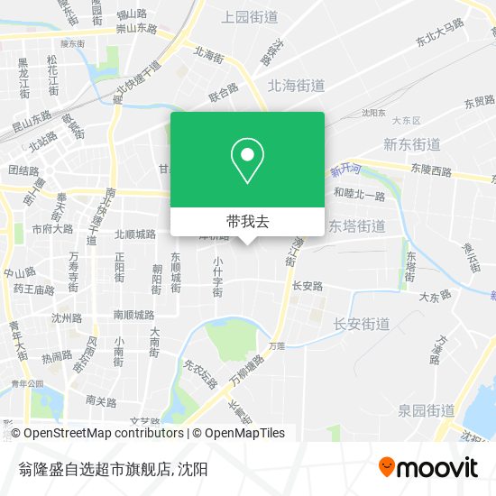 翁隆盛自选超市旗舰店地图