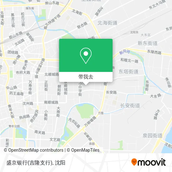 盛京银行(吉隆支行)地图