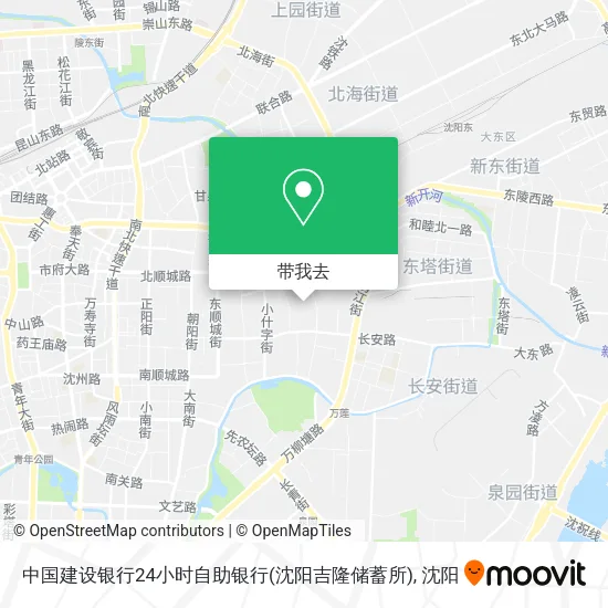 中国建设银行24小时自助银行(沈阳吉隆储蓄所)地图