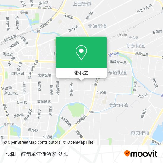 沈阳一醉简单江湖酒家地图
