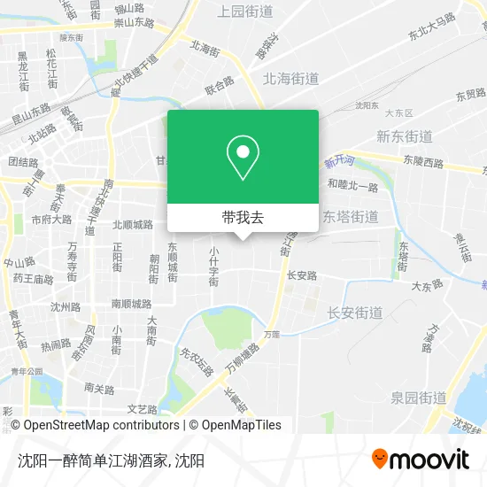 沈阳一醉简单江湖酒家地图