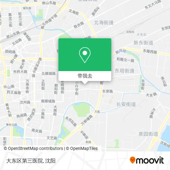 大东区第三医院地图