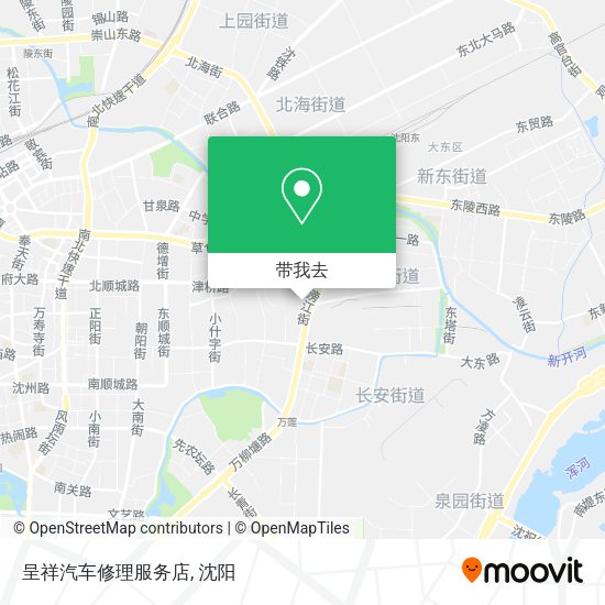 呈祥汽车修理服务店地图