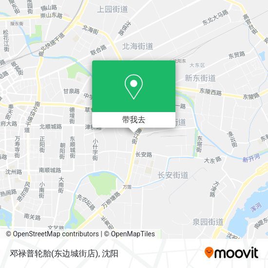 邓禄普轮胎(东边城街店)地图