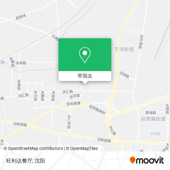 旺利达餐厅地图
